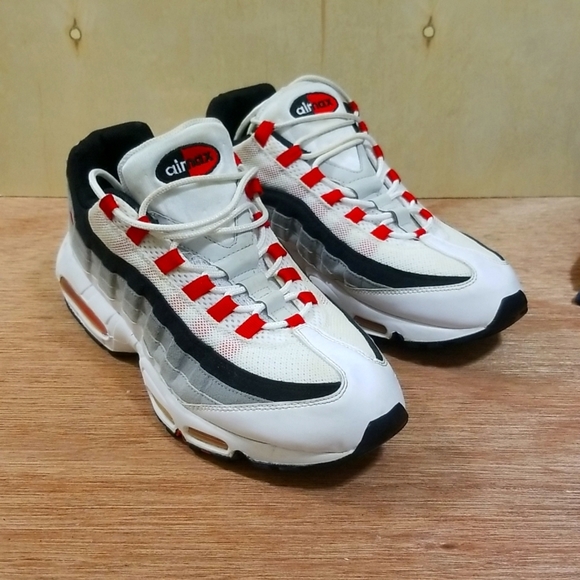 Nike Other - Nike Air Max 95 Cement Red White Black Grey Men’s Size 13
